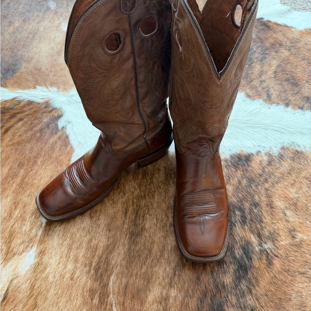 Resistol Vintage Genuine Leather Cowboy boots 12D